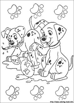 101 Dalmatians Coloring Picture