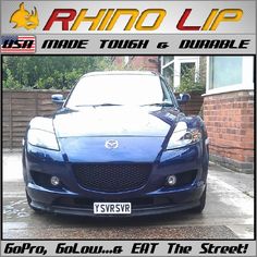 BODY KIT BUMPER LIP VALANCE RUBBER SPLITTER CHIN TRIM FOR MAZDA