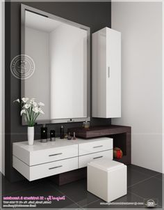 Dressing Table Designs With Full Length Mirror For Girls modern vanity table with mirror in the bedroom – 20 awesome ideas Dressing Table Designs With Full Length Mirror For Girls modern vanity table with mirror in the bedroom – 20 awesome ideas