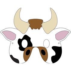 Vibrant image in chick fil a cow mask printable Tactueux image in chick fil a cow mask printable