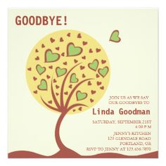 farewell party invitation template