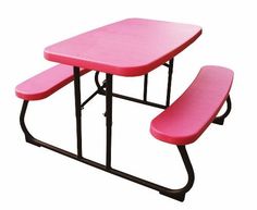 Lifetime 6 Ft Folding Picnic Table With Benches Lifetime Pink Kid S Picnic Table B