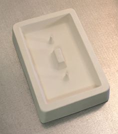 Excellent light switch cover stained Glass slump draping mold