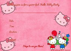 free hello kitty invitation maker