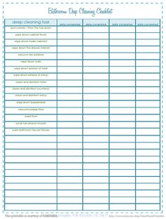 amazing excel house cleaning schedule template checklist completely bathroom cleaning log sheet