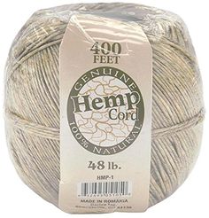 Darice Filo Canapa 20# 400 Piedi//Pkg Naturale