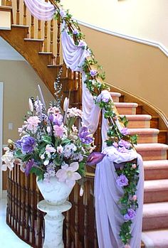 My Reception Venue Features A Huge Staircase Possibility 58 Inexpensive Decoration Ideas For Wedding At Home