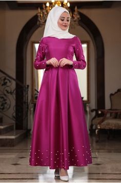 Model gamis untuk orang gemuk agar terlihat kurus