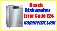 How do i fix e24 error on my bosch dishwasher Bosch Dishwasher E 25 Error Won T Drain Super Fast Fix Youtube