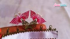 İğne Oyası Badem Çiçeği Modeli Yapımı Videolu Anlatımlı #havlukenarıörnekleri #kadın #çeyizlik #towellace #handtuchspitze #handmade