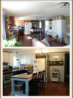 Single Wide Mobile Home Interiors Bing Images In 2018 My Single Wide Reno Continues Top Pic Was The New Floors And I Tore Out
