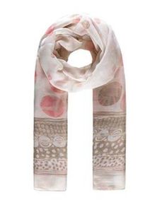 Ladies Women/'s Pink Daisy Flocked Long Scarf Mothers Day Gift Scarves Floral