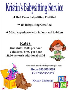 24 best babysitting flyers images babysitting flyers looking for a babysitter ad