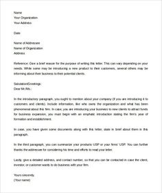 business introduction letter to new client jobs letter sample letter of introduction templates