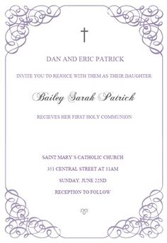 free printable confirmation invitations