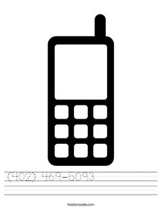 telephone template