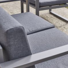 Salon En Personnes Jardin De Naterial Lisboa Aluminium Gris4 Bas sCQrdth
