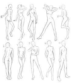 How to Draw the Human Body - Study: Female Poses for Comic / Manga ... How to Draw the Human Body - Study: Female Poses for Comic / Manga ...