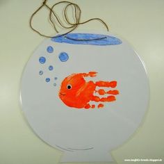 17 Besten Bilder Von Sommer Preschool Kindergarten Und Day Care Ein Goldfisch Im Glas Schöne Bastelidee Für Kinder Und Pflegeleichtes Haustier