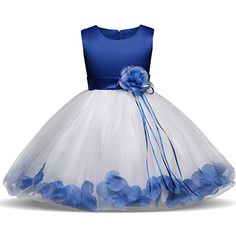 Girls Kids Summer Patchwork Print Crochet Lace Dress Sun Dress Age 3-11 Years