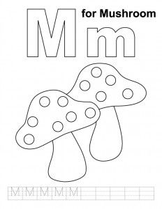 Letter M Coloring Pages For Kids