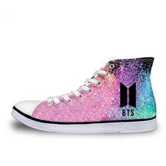 Fanstown Kpop NCT Sneakers Canvas Shoes NCT U NCT 127 NCT Dream Sneakers Shoes Round tag Star high-Heels red Shoes
