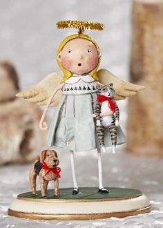 LORI MITCHELL Wizard Of Oz Missy Munchkin Folk Art Figurine ~ Free Shipping