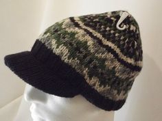 Uosliks Brown Fun Boston Terrier Dog Pattern Comfortbale Soft Slouchy Collection Knit Hats Skull Cap Winter Ski Baggy Hat