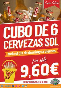 Oferta Válida Hasta El 30 De Junio De 2014 De Domingo A Viernes En Flaherty S Zaragoza Cerveza Imagenes De Cervezas Cerveza Sol