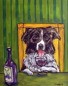 Shih Tzu at the salon dog art 4x6 GLOSSY PRINT