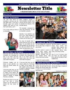 the 42 best school newsletter ideas images on pinterest newsletter