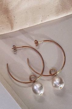 Details about / Gold Plated Earring Classics Essentials Designer For Her Love Made By Women
