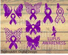 34 Cricut Crafting Lupus Ideas Lupus Awareness Ribbons Awareness