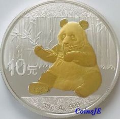 Sealed Plastic 2017-10 Yuan 3 gram Gold Chinese Panda .999 fine