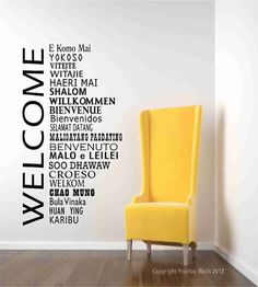 Welcome Wall Decal Words In International Languages Home Office And School Decor World Global Greetings On Etsy Near The Front Door Welcome Wall Decal Words In International Languages Home Office And School Decor World Global Greetings On Etsy Near The Front Door