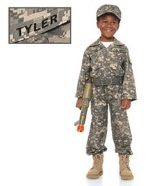 personalized desert army soldier costume these camouflaged army fatigues will have your little soldier calling