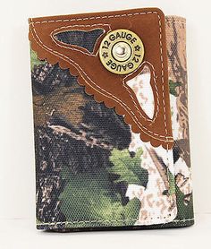 ZEP-PRO SHOTGUN SHELL Crazy Horse Leather LONG Roper WALLET ONLY NO BOX