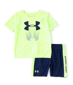 Girls Kids Youth baby Under Armour Short Set NEW Shirt Outfit Size 18 Months