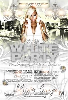 all white event party flyer design at designsnprint com card all white event flyers