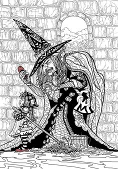 Wizard of oz coloring book for adults