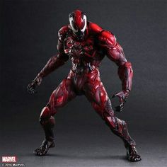 Marvel Carnage Red Venom No Revoltech Action Figure Toy cadeaux à collectionner