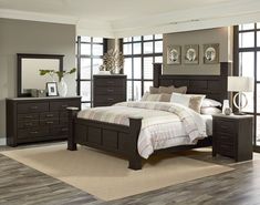 19 Best Dark Wood Bedroom Furniture Images In 2018 Ideas Standard Furniture Stonehill 4 Piece Poster Bedroom Set In Dark Brown Designed For Broad Eal