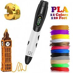 3D Pen for Kids Safe and Easy to Use 3D Writing Pens for Kids and Adults SUNLU 3D Printing Pen 3D Printer Art Pen STEM Toy for Boys /& Girls Gifts