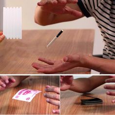 FISHY TALE Cat Fish Magic Trick Cards Gag Beginner Puzzle Illusion Toy Close Up