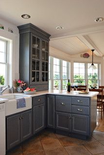 Cape Cod Home Renovation Traditional Kitchen Boston By Cape Cod Home Renovation Traditional Kitchen Boston By Encore Construction Cabinet To The Ceiling Pinterest And