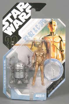Star Wars 30TH San Diego comic-con Celebration Exclusive C-3PO /& R2-D2 McQuarrie coin