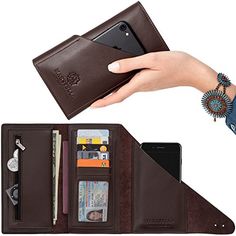 marsyella all in one large leather wallet for women phone case wallet rfid blocking credit card holder long brown trifold wrap wallet cell phone - Best Credit Card Holder marsyella all in one large leather wallet for women phone case wallet rfid blocking credit card holder long brown trifold wrap wallet cell phone - Best Credit Card Holder
