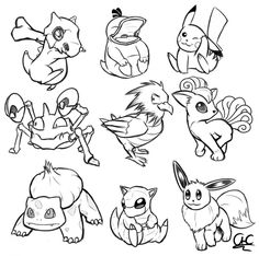 Pikachu Pokemon Coloring Pages