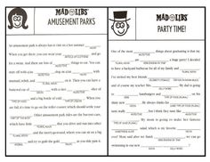 ridiculous libs for grownups graphic about Printable Mad Libs Sheets for Adults referred to as crazy libs for grownups