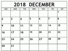 44 best december 2018 calendar templates images december blank blank calendar december